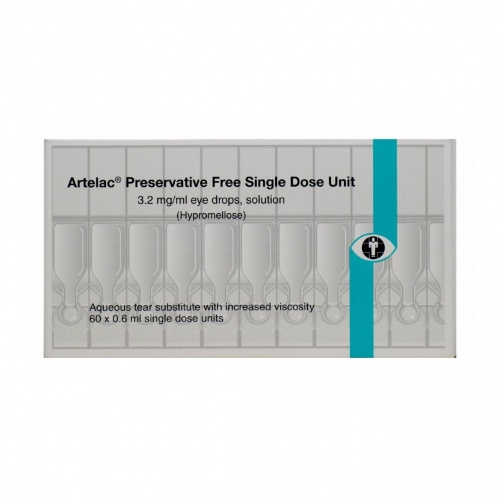 Artelac Preservative Free Single Dose Unit Eye Drops 0.6ml